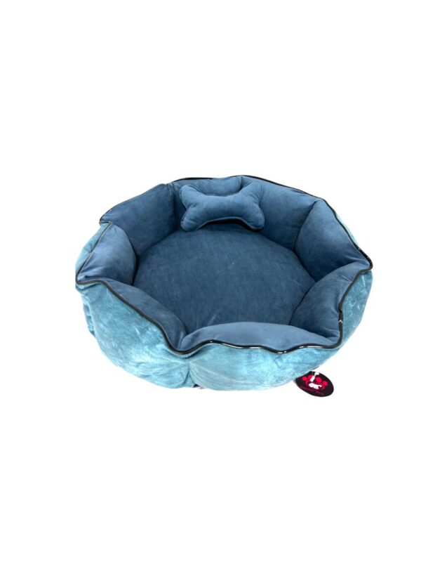 Cama Puff Garnier Pets Azul